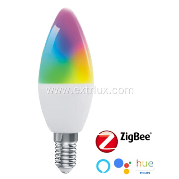 Candle Light Tuya ZigBee Smart Bulb WIFI+BLE